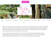 Tablet Screenshot of festivalzoet.nl